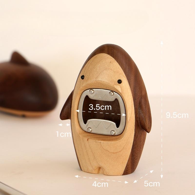 Wooden Shark Bottle Opener