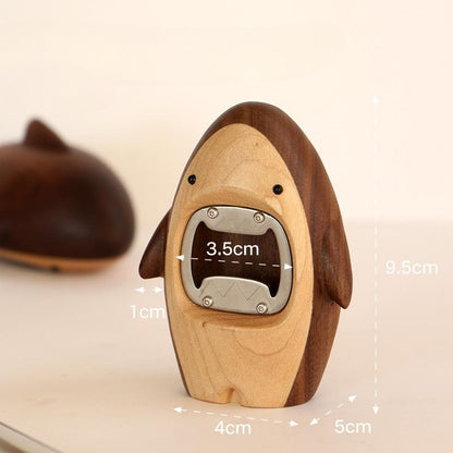 Wooden Shark Bottle Opener