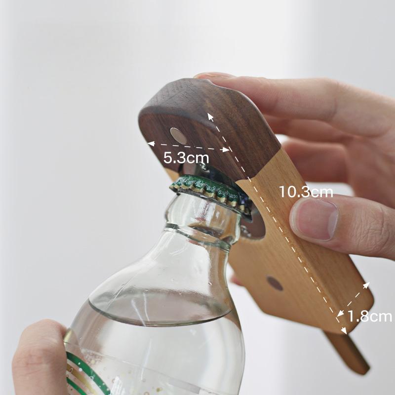 Wooden Ice Cream Bottle Opener