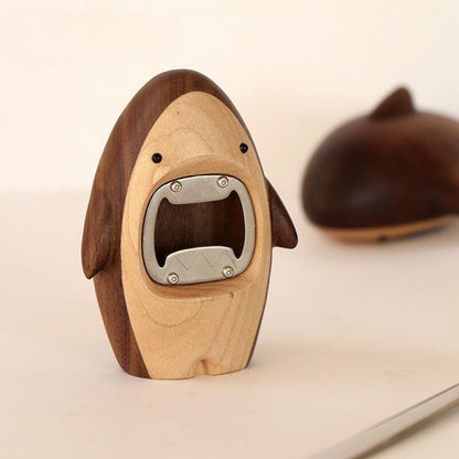 Wooden Shark Bottle Opener