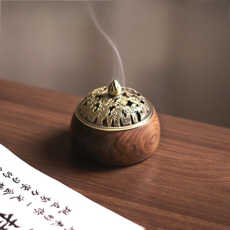 Wooden Thread Incense Holder