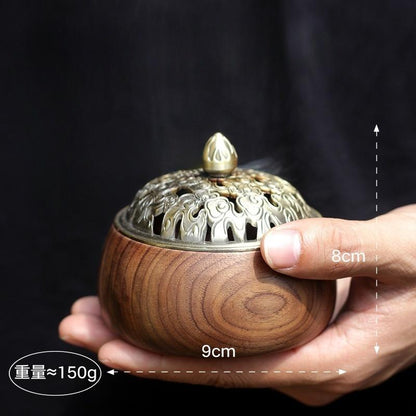 Wooden Thread Incense Holder