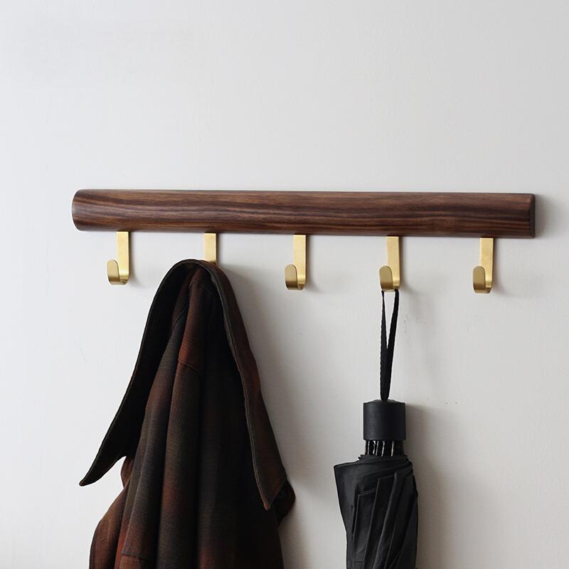 Solid Wooden Clothes Hooks