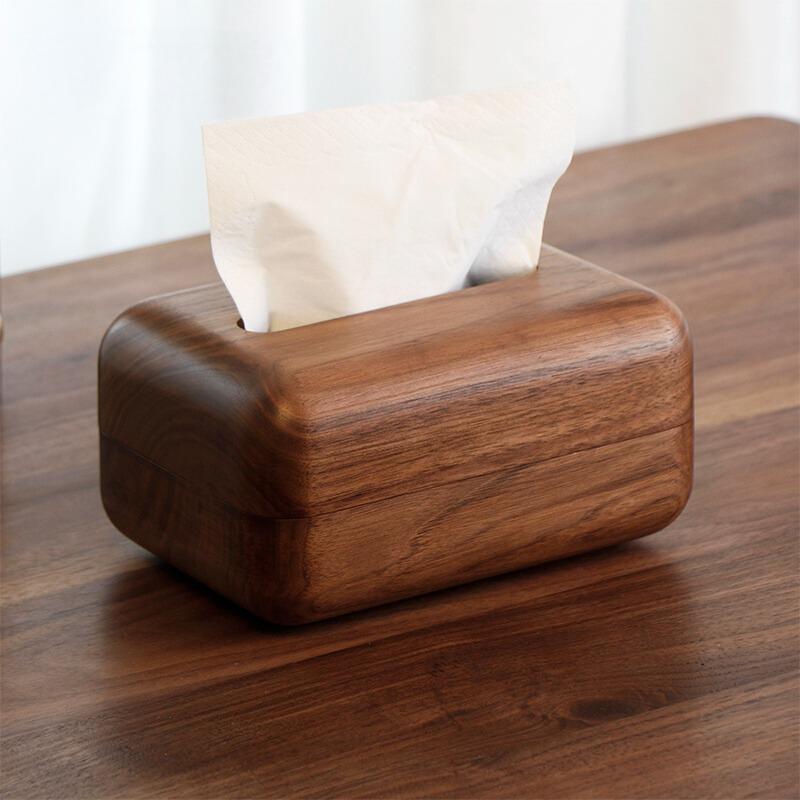 Creative Solid Wooden Tissue Box