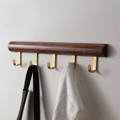 Solid Wooden Clothes Hooks