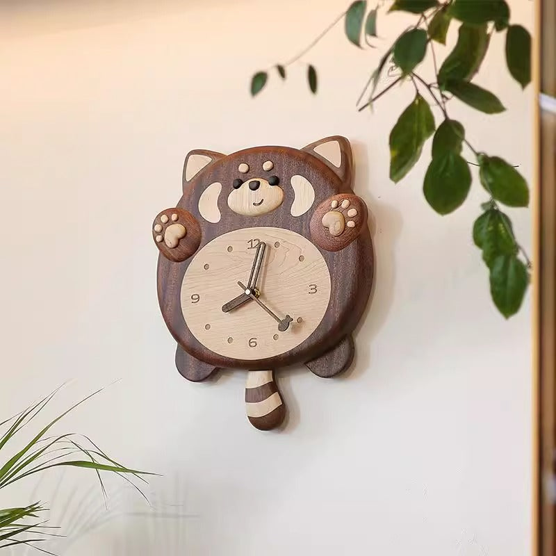 Cute Panda Wall Clock