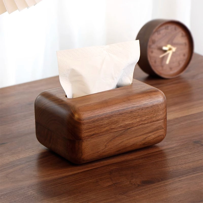 Creative Solid Wooden Tissue Box