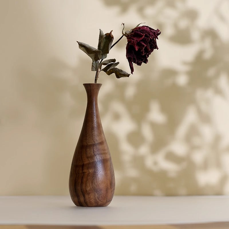 Wooden Geometric Flower Arrangement