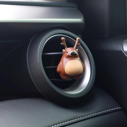 Wooden Fawn Car Aroma Diffuser