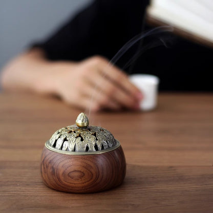 Wooden Thread Incense Holder