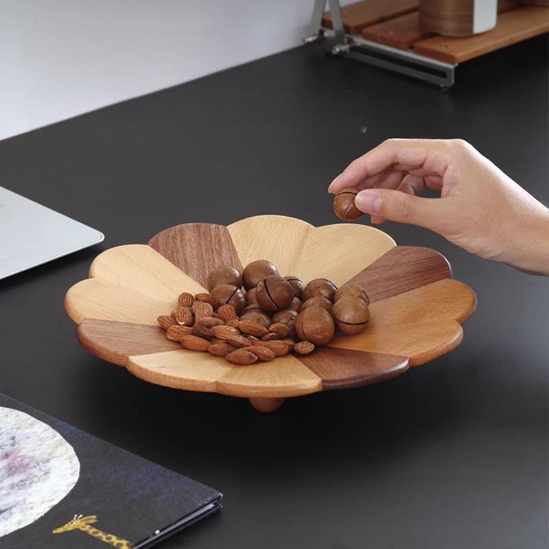 Japanese Wooden Fruit Plate