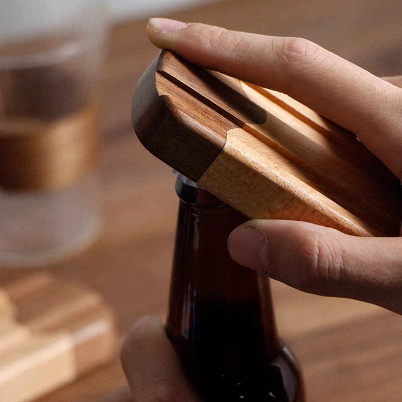 Wooden Ice Cream Bottle Opener