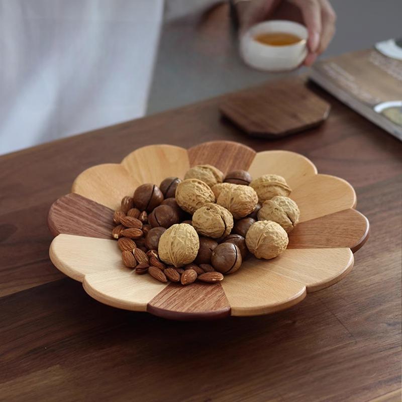 Japanese Wooden Fruit Plate