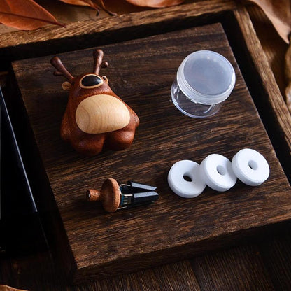 Wooden Fawn Car Aroma Diffuser