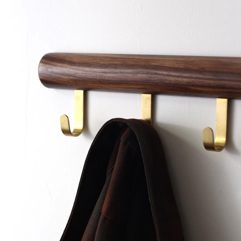 Solid Wooden Clothes Hooks