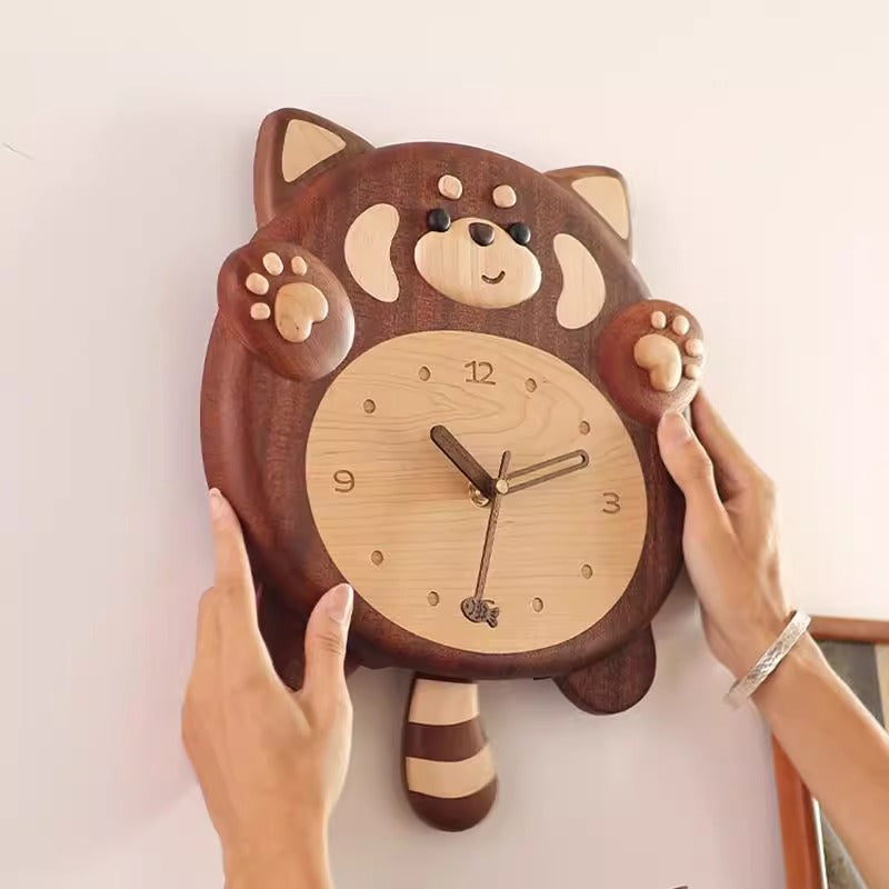 Cute Panda Wall Clock